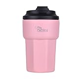 Otto Koning Termo Café 350 ml, Vaso Térmico Acero Inoxidable Antigoteo | Doble pared aislante, acero inoxidable 18/8, libre de BPA, apto portavasos, ideal oficina, viaje y regalo