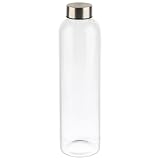 APS 66908 - Botella de cristal (7 x 7, altura 26,5 cm, diámetro de 7 cm, 0,75 L), transparente