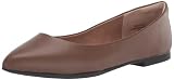 Amazon Essentials Bailarinas Puntiagudas para Mujer, Color Chocolate, Talla 6.5