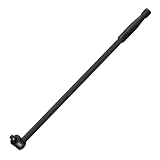 DURATECH Barra Rompedora Articulada de 1/2', 600mm, Negra | Llave para Trabajos Pesados con Cabeza Flexible, Llave de Carraca para Tuercas de Rueda
