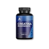 Bodyathlon- Creatina Monohidratada 240 comprimidos- Creatinas pura 3000mg-Monohidrato de creatina -Aumenta masa muscular, fuerza y resistencia- creatina monohidratada sin gluten sabor neutro- Vegano