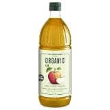 Eat Wholesome Food Co. Vinagre de Sidra de Manzana Cruda Ecológica sin Filtrar con la Madre, 1L