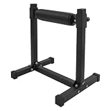 Garbenat Split Squat Single Leg Split Squat Roller con 9 Ruedas Dentadas Ajustables Stand Soporte para Sentadillas Búlgaras para Gimnasios en Casa