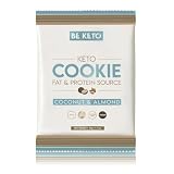 BeKeto Keto Galleta Coco y Almendra 50 g – A base de plantas solo 2 g de azúcares naturales – totalmente Keto sin gluten