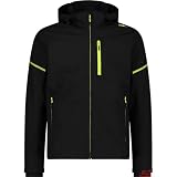CMP Chaqueta De Hombre Con Capucha Desmontable De Softshell Ripstop Jacket Hombre