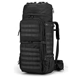 Mardingtop 75L Mochila Táctica Mochila Trekking Montaña con Cubierta de Lluvia, MOLLE Sistema de Senderismo Mochila de Gran Capacidad Mochila al aire libre para Trekking, Senderismo y Camping