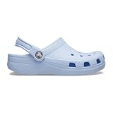 Crocs Classic Zueco, Azul Calcita, Niños, EU 38-39 | Zueco Croslite ligero; orificios de ventilación; correa de talón giratoria; fácil de limpiar; comodidad Crocs icónica