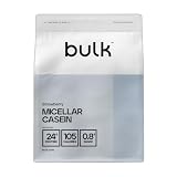 Bulk Proteína en Polvo de Caseína Micelar, Fresa, 500 g