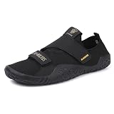 NGARY Zapatos de Peso Muerto para Zapatos para Hombres con pez SILS de Pesas Zapatillas de Entrenamiento Gimnasio Zapatos de Zapatillas Minimalistas,Negro,39 EU