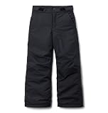 Columbia Ice Slope Pant, Pantalón De Esquí para Niños, Black, Talla S | Pantalón de nieve impermeable aislado para actividades de invierno; color: negro, talla: S