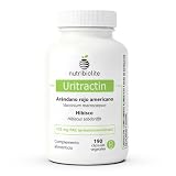 Arándano Rojo Americano Cranberry 125 mg PAC 190 Cápsulas - Uritractin | 125 mg proantocianidinas, 55 mg hibisco 10 % polifenoles, sin aditivos, vegano, más de 6 meses, 1 cápsula al día