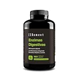 Enzimas Digestivas - 10 Enzimas con Bromelaína y Papaína - 180 Cápsulas