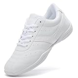 GlideMoves Zapatos Blancos de porristas Mujer, Talla EU 42