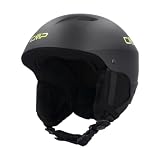 CMP - Yj-2 Kids Ski Helmet - 3B17894, Casco de esquí Unisex-Juventud, Negro, S -