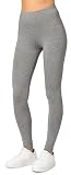 Merry Style Leggings Deportivos Mujer MS10-143 Melange Medio M | Ropa deportiva cintura media; leggings flexibles, suaves y transpirables para gimnasio, pilates, entrenamiento y uso diario