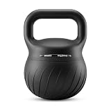 Squatz Pesa Rusa, Kettlebell de Entrenamiento Suave, para Uso en Casa, Gimnasio, Base Absorbente de Impacto, Mango Antideslizante Extra Ancho, para Ejercicios de Fuerza y Acondicionamiento
