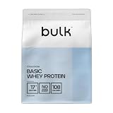Bulk Basic Proteína de Suero en Polvo | Chocolate | 1,25 kg | 41 Raciones | Hasta 18 g de Proteína | Bajo en Azúcar | Fórmula de Rápida Absorción | Apoya el Crecimiento y la Recuperación Muscular
