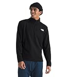 THE NORTH FACE - Chaqueta de Forro Polar Cedar Trail Grid 1/4 Zip para Hombre - Ligera y Transpirable con Elasticidad - Materiales Reciclados- TNF Black, L