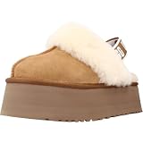 UGG Female Funkette Slipper, Chestnut, 4 (UK)