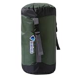 TRIWONDER Bolsa de Compresión Ligera Funda de Compresión para Saco de Dormir Impermeable y Ultraligero Ahorrar Espacio para Camping Senderismo Viajes Mochilero (Verde Oscuro, XL)