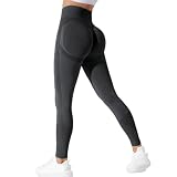 Neteson Mallas Deporte Mujer Push Up Cintura Alta Pantalones Yoga Fitness | Elásticos Leggins Control de Barriga Sin Costuras Scrunch Butt