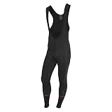Spiuk Anatomic - Culote Largo Hombres, Negro/Rojo, L