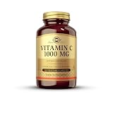 Solgar Vitamina C 1000 mg | 100 Cápsulas Vegetales | Refuerza defensas y protege el organismo · Antioxidante · Vegano, sin gluten