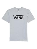 Vans Camiseta clásica Drop V SS Crew para Hombre, Color Jaspeado atlético, Talla M, Gris, M