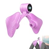 Ejercitador de Caderas.Entrenador de Piernas,Fortalecedor de Suelo Pélvico.Máquina de Glúteos para Entrenar en Casa,Gym. Accesorio Deportivo con Resistencia y Contador de Repeticiones.USB+Tipo C.Lila