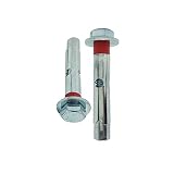 DOJA INDUSTRIAL | Pernos de expansión hexagonal | Tornillos de expansión | M8 x 10 | Pack 10 | Anclaje de fijación | para sellado químico, taco Beton, antirobo, ingeniería, etc.