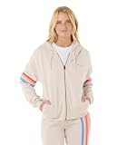 RIP CURL Surf Revival - Sudadera de Forro Polar con Capucha y Cremallera para Mujer, Color Avena Marle 253, Talla L, Avena Marle 253, L