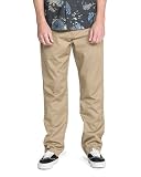 Volcom Pantalón Chino V Monty para Hombre, Color Caqui, 32, Caqui, 44
