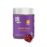 Jelly Pills Gominolas Melatonina Niños 0,5 mg + Vitamina B6-70 Gummies Veganas para 2 meses - Sin Azúcares Añadidos - Sabor Frutas del Bosque Natural