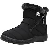 Botas Nieve Mujer Invierno Impermeable | Forradas Cálido,Antideslizante,con Cremallera,cómodo,Ultraligero botines,boots,para exterior