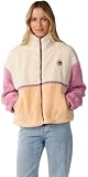 Rip Curl Surf Revival Heritage - Forro polar con cremallera completa para mujer, Exterior:, S
