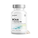 Premium BCAA 9.910mg - METABOLISMO ENERGÉTICO Y PROTEICO - 330 Cápsulas de Aminoácidos esenciales Leucina, Valina y Isoleucina + Vitamina B6 - Probado en laboratorios y sin aditivos