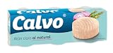 Calvo Atún Claro al Natural, 3 x 80g