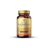 Solgar B-Complex con Vitamina C | 100 Comprimidos | Vitaminas del grupo B de alta potencia · Apoya la producción de energía