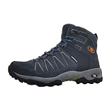 Brütting Mount Pinos High, Botas de Trekking Unisex Adulto, Antracita Verde Naranja, 42 EU