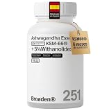 200 Comprimidos Ashwagandha KSM-66® 300mg Dosis Máxima para 100 días.