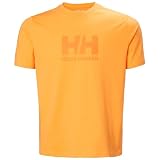 Helly Hansen Men's HH Logo T-Shirt 3.0, Orange Sorbet, L