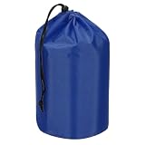 PATIKIL Bolsa de Almacenamiento 4 x 8 Pulgadas portátil Color Azul Marino | impermeable, con cordón, ligera, para dormir al aire libre para acampar hacer senderismo mochilero