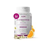 HSN P-Sinefrina 60mg | Extracto Naranja Amarga | 120 Cápsulas Vegetales | La Naranja Amarga contribuye al manejo del peso corporal. 100% Natural de fuente herbal. Con Zinc y Cromo. Apto para veganos