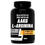 Bandini® AAKG Arginina - 120 comprimidos - L-Arginina Alfa-Cetoglutarato
