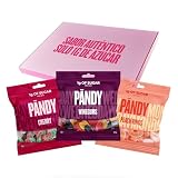 Pändy Pack Chuches sin Azúcar 3 Mix, Gominolas Variadas, 1g Azúcar, 3x 50g | Surtido de chuches variadas con 3 sabores. Gominolas sin azúcar sin gluten, solo 70 a 140 calorías por bolsa