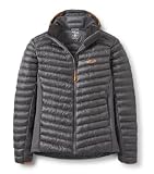 Rab Cirrus Flex - Chaqueta con capucha para hombre, abrigo ligero y aislado para senderismo, grafeno, Medium