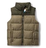 Columbia Puffect Chaleco, Aislamiento Thermarator, Mentonera, Bolsillos Seguros, Puños Elásticos - Juvenil Unisex