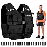 JUPPLIES Chaleco Lastrado 10kg con Peso Ajustable – Chaleco de Peso Unisex con Tela Oxford Resistente, 3 Correas de Ajuste y Hombreras Acolchadas para Crossfit, Calistenia y Running