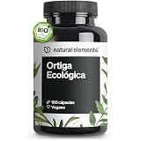 Ortiga 180 cápsulas - 10.000 mg de ortiga ecológica, 1000 mg de extracto de hoja de ortiga por dosis diaria (10:1) - Alta dosificación, vegano y sin aditivos - Probado en laboratorio