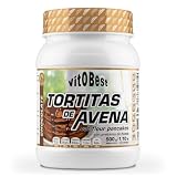 VITOBEST | Tortitas de Avena | Harina de avena + albúmina de clara de huevo | Carbohidratos y proteínas que ayudan a proporcionar energía durante mucho tiempo | Sabor Chocolate - 500 g